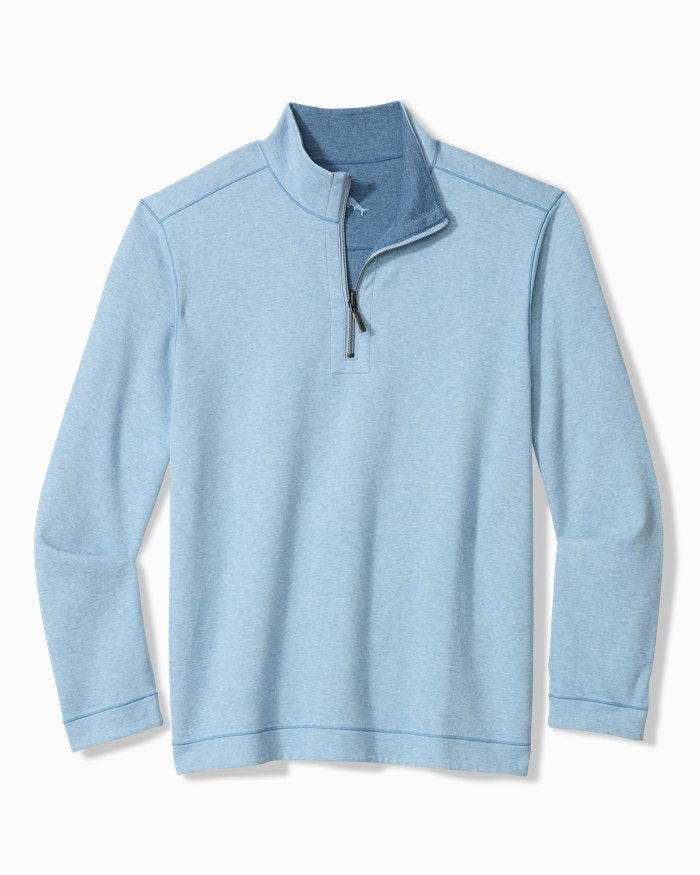 TOMMY BAHAMA FLIPVIEW REVERSIBLE HALF-ZIP