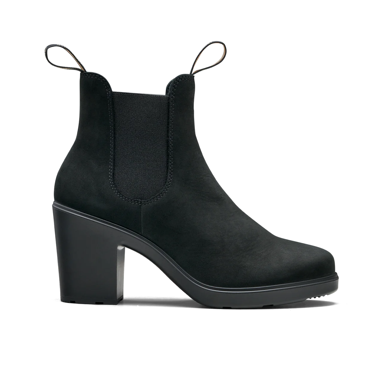 BLUNDSTONE WOMENS HIGH HEEL BLACK