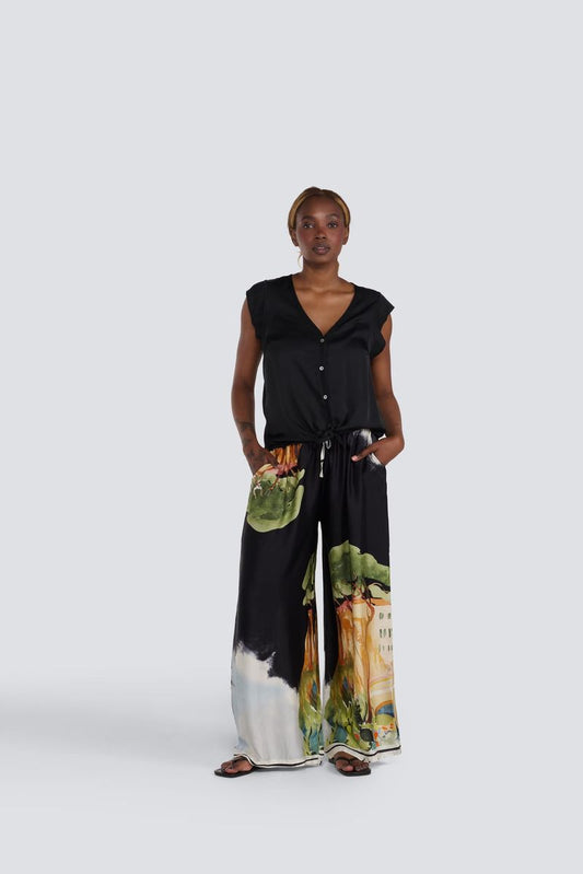 JESSICA LAURA ITALY SILK PANT