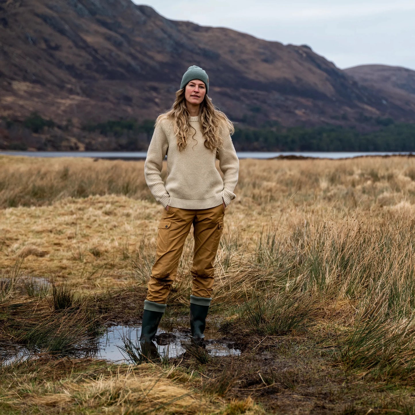 FJALLRAVEN OVIK WAFFLE KNIT