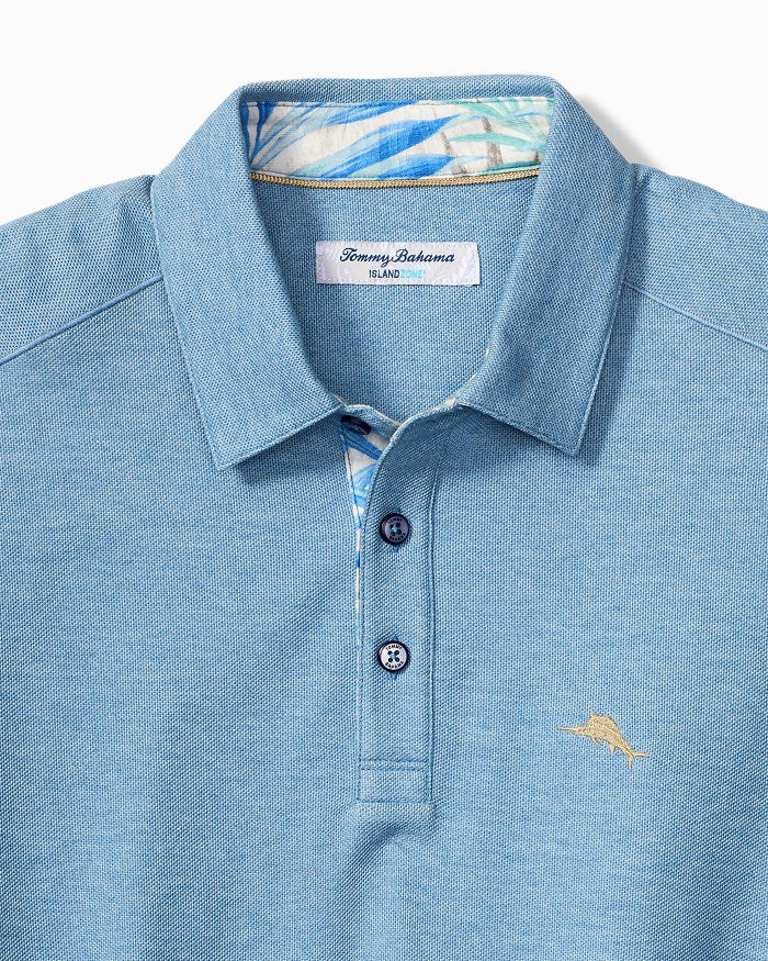 TOMMY BAHAMA PALM DANCER 5 O'CLOCK POLO