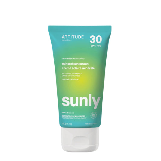 SUNLY MINERAL SUNSCREEN - UNSCENTED SPF 30