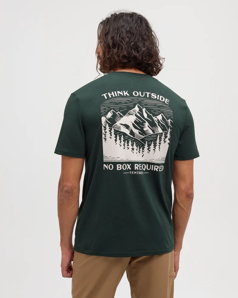 10TREE M THINK OUTSIDE TEE