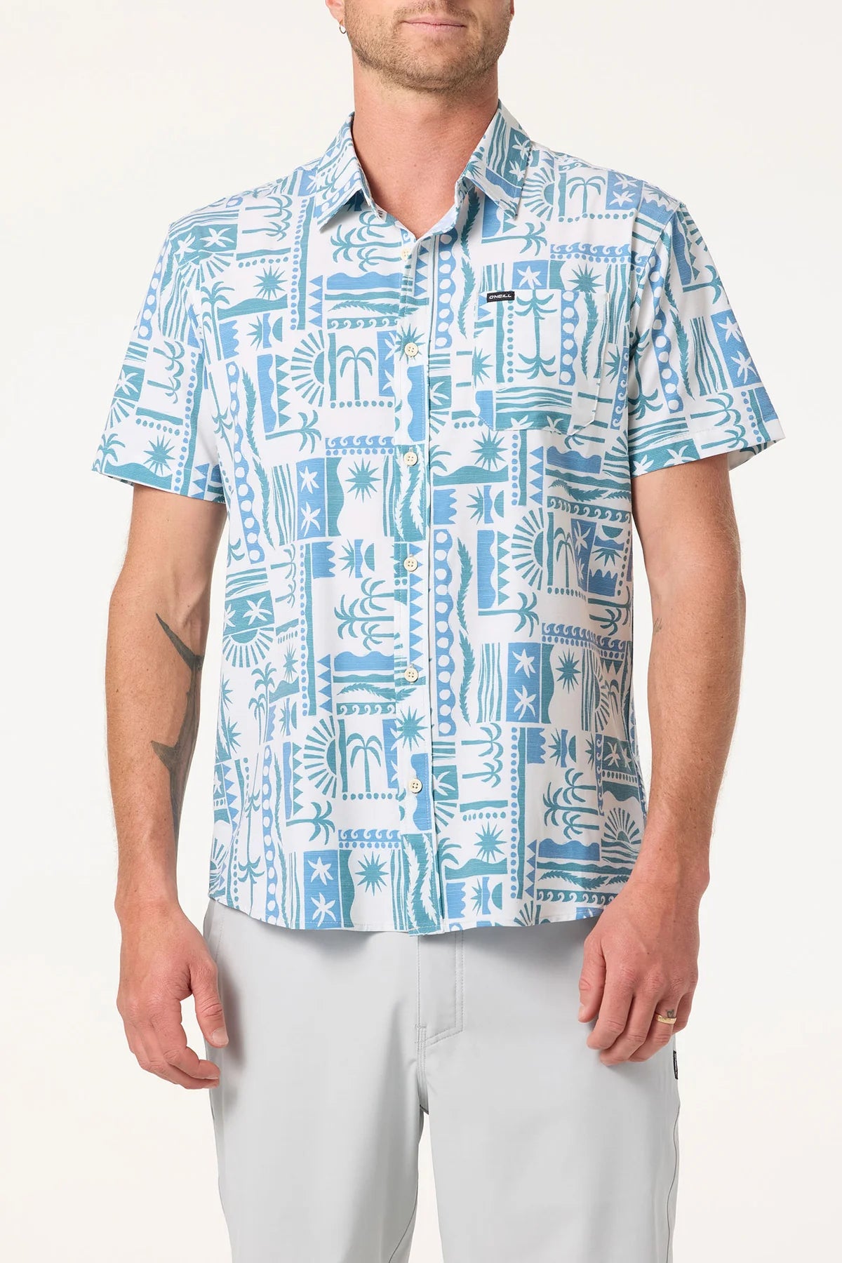 O'NEILL UPF SLUB STANDARD SS WOVEN SHIRT