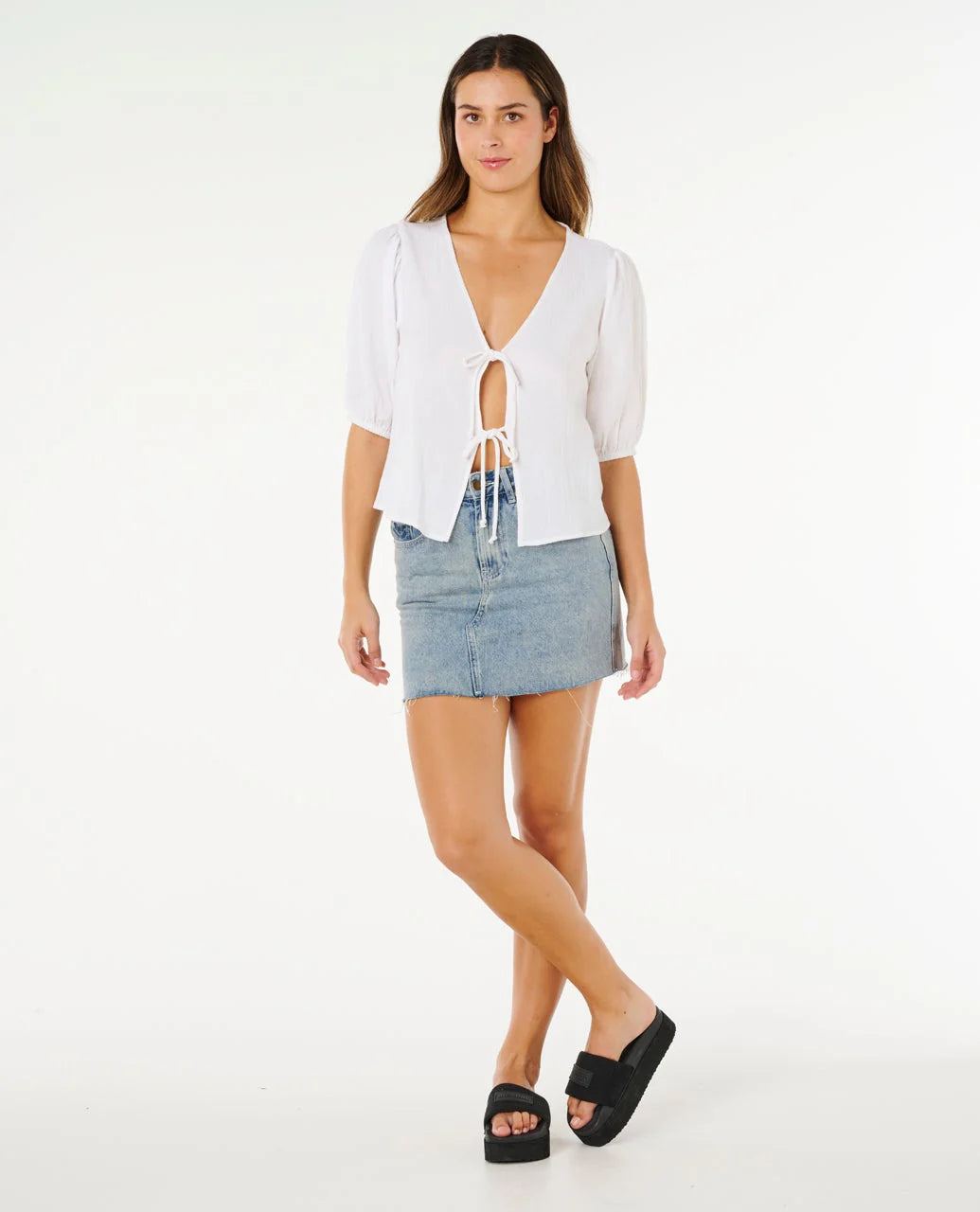 RIPCURL VIBE SURF FRONT TIE TOP