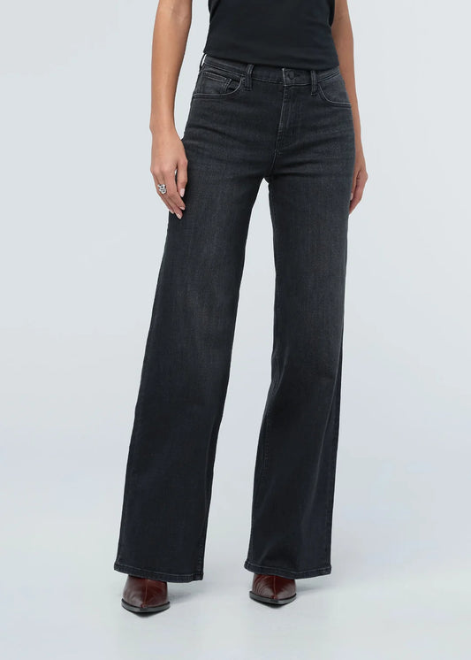 DU/ER PERFORMANCE DENIM + HIGH RISE WIDE LEG