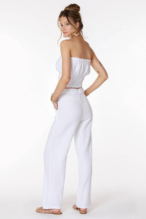 BOBI PAPER BAG WAIST WIDE PANT