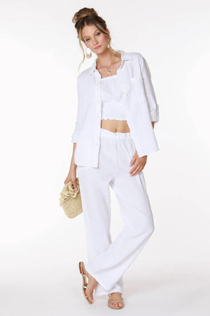 BOBI PAPER BAG WAIST WIDE PANT