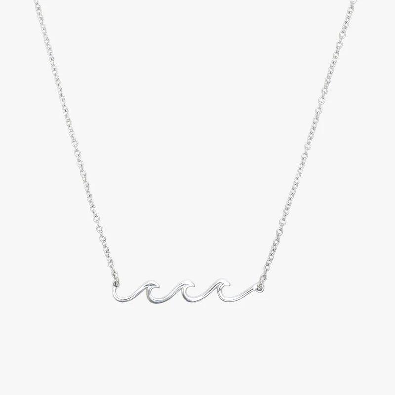 PURE V DELICATE WAVE NECKLACE