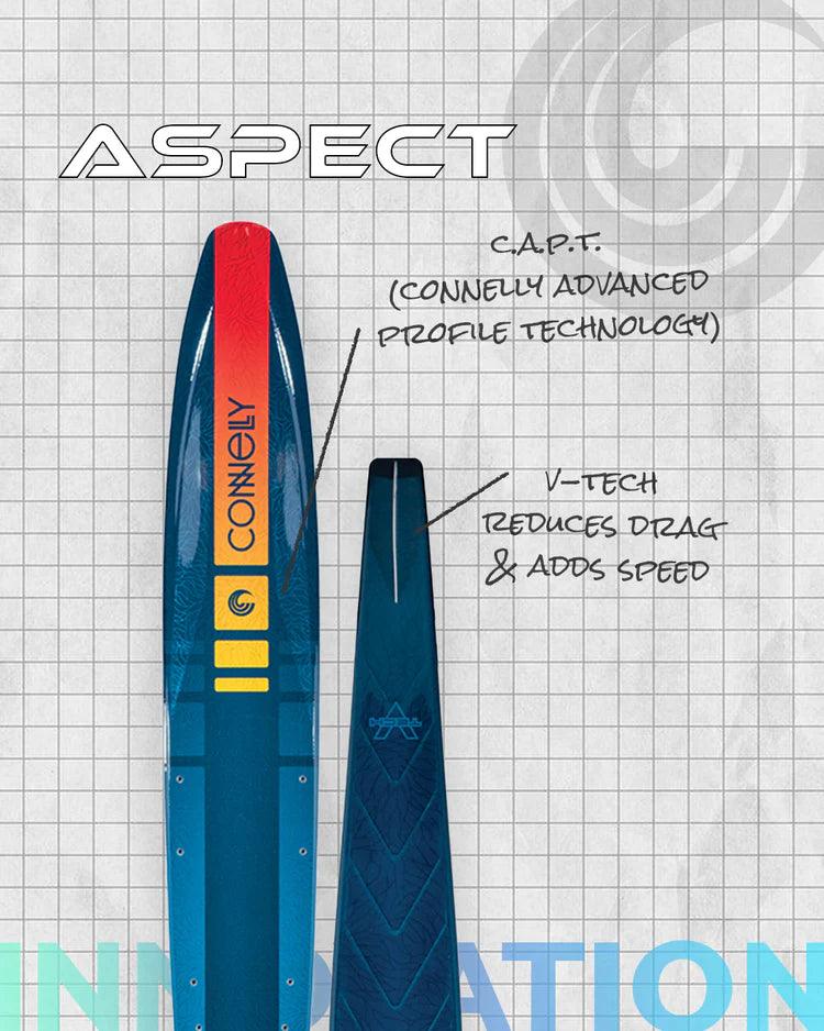 CONNELLY ASPECT SLALOM SKI WITH SHADOW