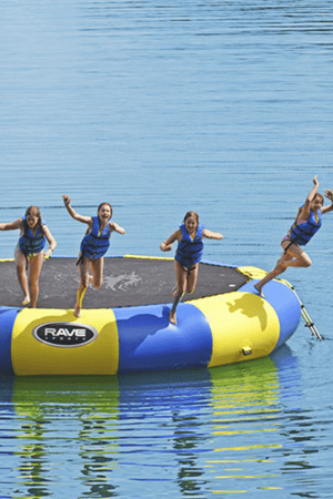 
            
                Load image into Gallery viewer, Rave Bongo 15 Water Bouncer (15&amp;#39; Bouncer) - Cottage Toys Canada - Peterborough - Ontario - Canada
            
        