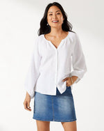 TOMMY BAHAMA CORAL ISLE PEASANT TOP