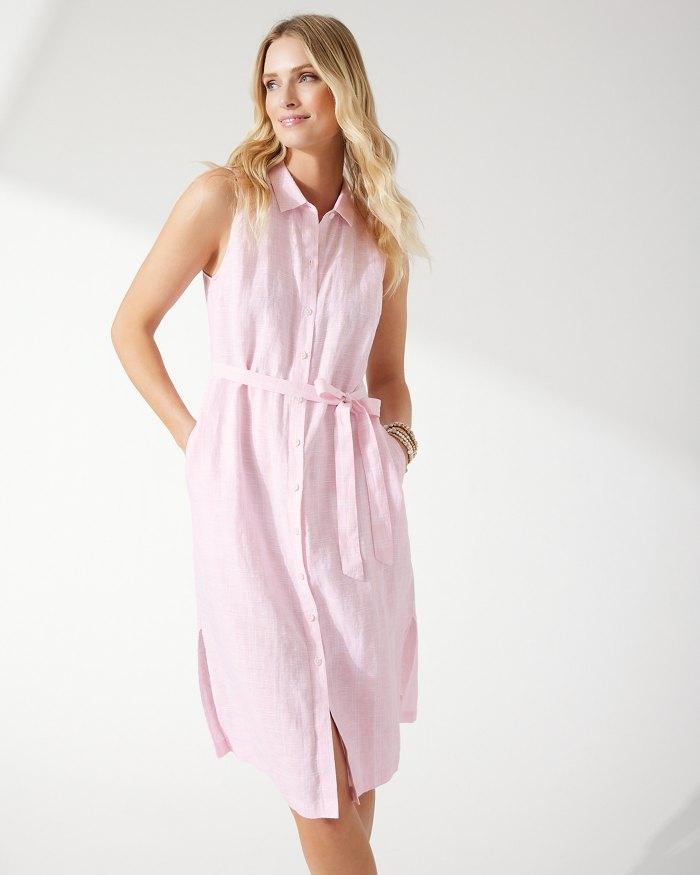 TOMMY BAHAMA VENTANA PLAID SHIRT DRESS