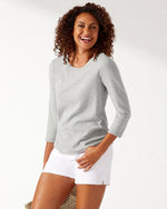 TOMMY BAHAMA ASHBY ISLES RIB 3/4 TEE
