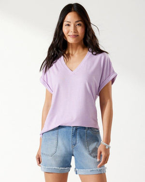 
            
                Load image into Gallery viewer, TOMMY BAHAMA KAUAI JERSEY VNECK TEE
            
        