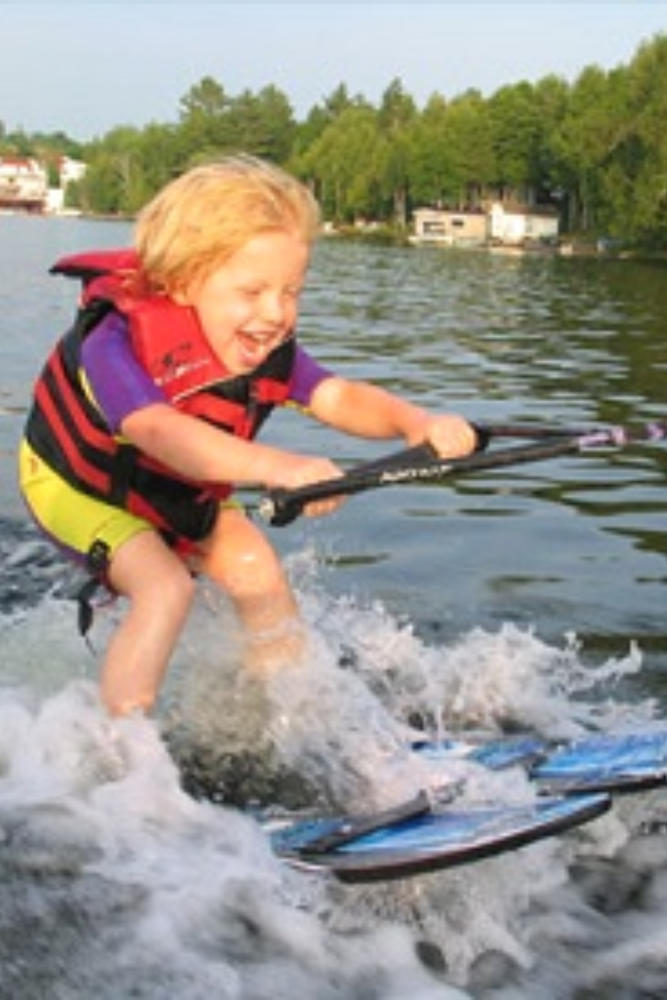 Rental: Kids Trainer Water Skis & Bindings - Cottage Toys - Peterborough - Ontario - Canada