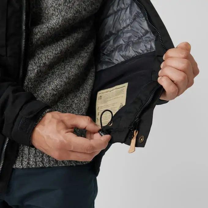 Fjallraven skogso 2025 jacket black